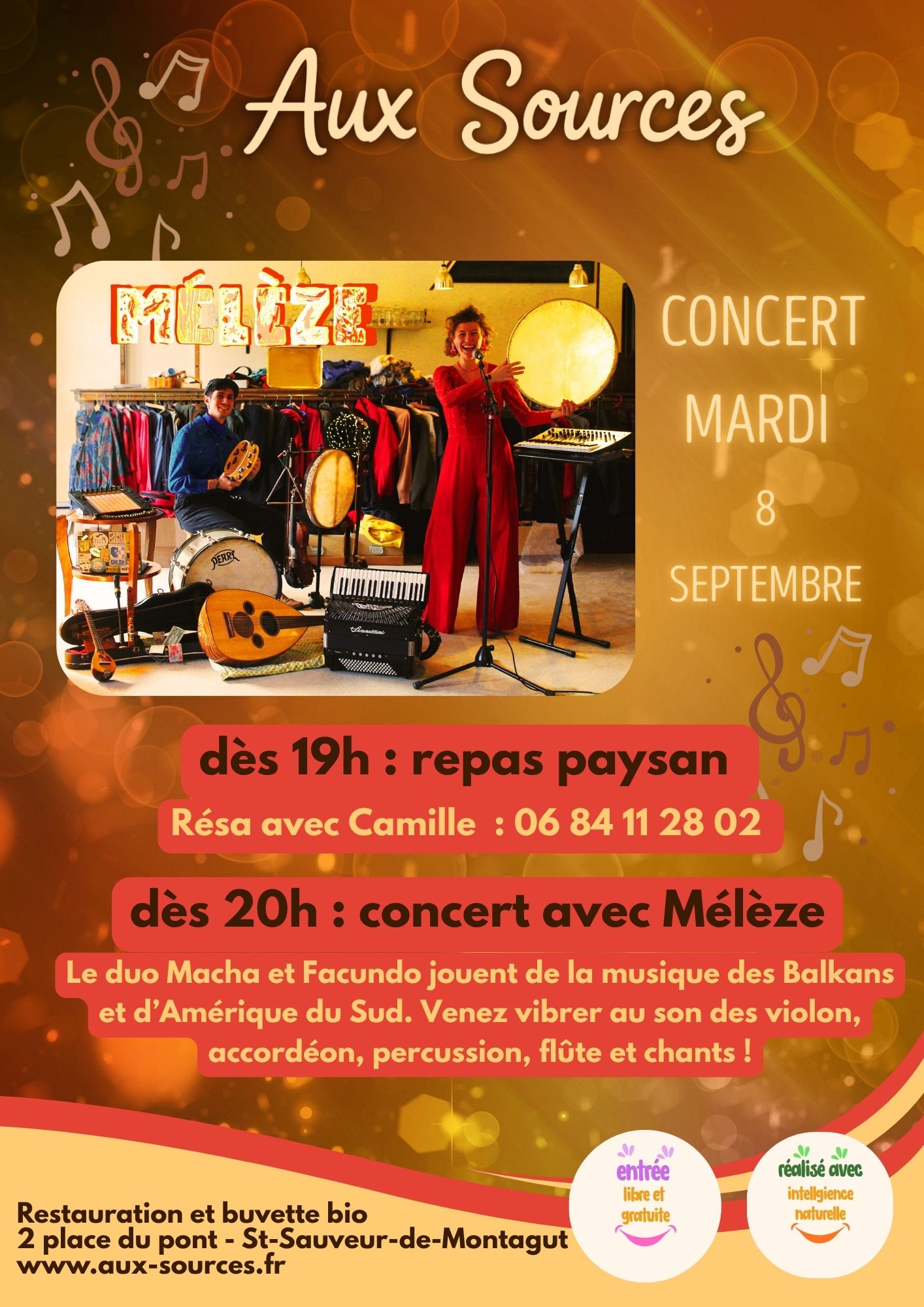 soirée mélèze 8 septembre