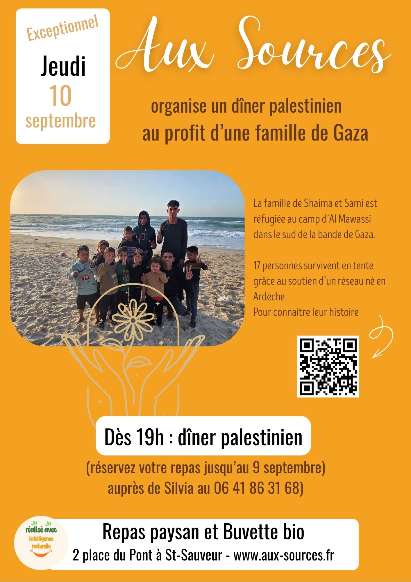 Jeudi 10 septembre Soirée soutien Palestine